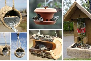 Inspirace na 20+ krásných ptačích krmítek - Pusťte se do tvoření i vy!