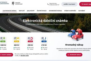Dokonalá kopie oficiálního webu. Podvodníci tahají z lidí peníze přes dálniční známky - Novinky
