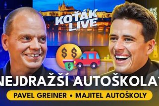 Ženy jsou lepší řidičky, říká majitel nejdražší autoškoly v ČR | Talkshow KOŤÁK LIVE