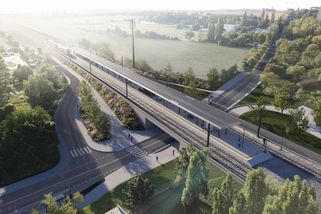 Trať na letiště v nových vizualizacích: Ukazují zastávky Ruzyně, Liboc či nádraží Veleslavín