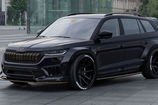 Český designér změnil Škodu Kodiaq na brutální sportovní náčiní. Je daleko divočejší než tovární RS - Garáž.cz