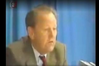 Legendární projev zesnulého Miloše Jakeše na Červeném Hrádku | Novinky.cz: Domácí