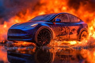 Tesla čelí žalobě kvůli elektronickým klikám dveří, mladík ve voze uhořel