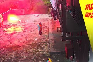 Chlapeček vzal římskou svíci a začal pálit po vlastní mámě | Tady virál