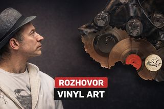 Ze starých vinylů ručně vyřezává obrazy. O díla Ivana Jurečky mají zájem jednotlivci, bary i hotely - Médium.cz