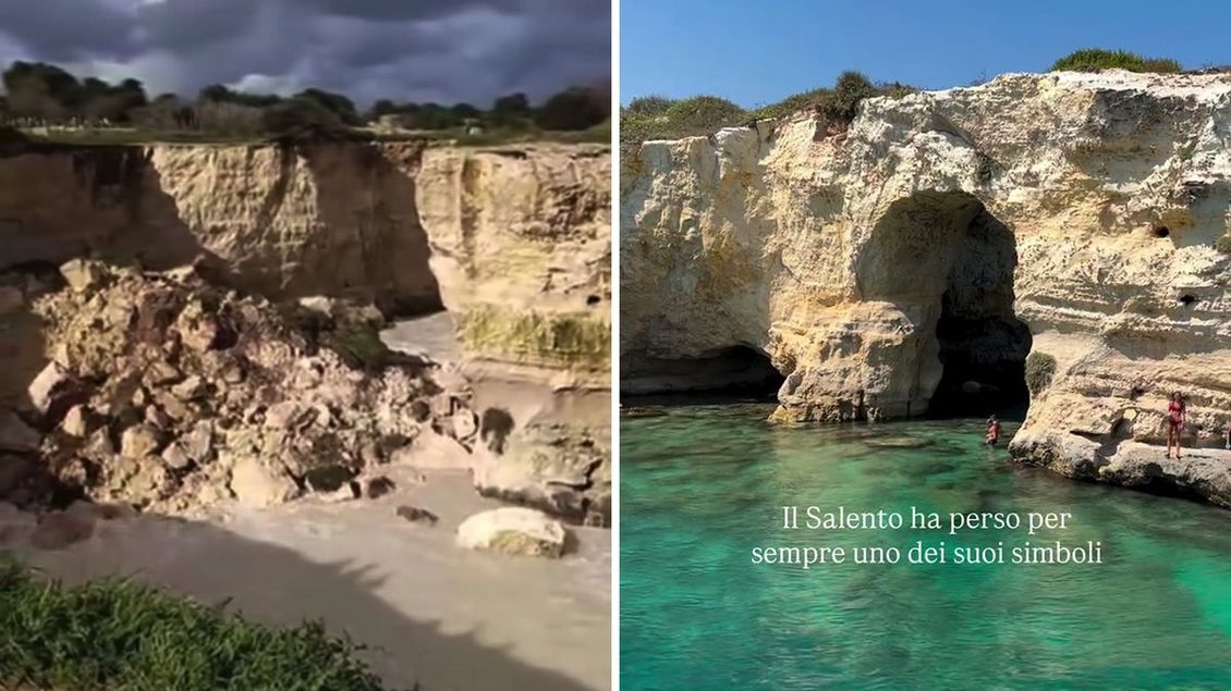 Oblouk lásky v Itálii se zřítil do moře. Země přišla o jednu z nejslavnějších turistických atrakcí - Novinky