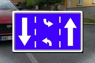 To není hlavolam, ale nová dopravní značka. Za její nepochopení se řidič může dostat do maléru