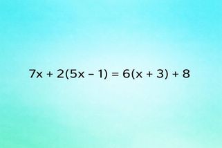 7x + 2(5x - 1) = 6(x + 3) + 8: Tuhle rovnici vyřeší správně jen ten, kdo dodržuje správný postup
