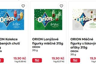 Předražené čokoládové kolekce skončily ve výprodejích, některé stojí 20 Kč - Novinky