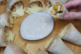 Plněné tortillové kornoutky | Recepty od Jany