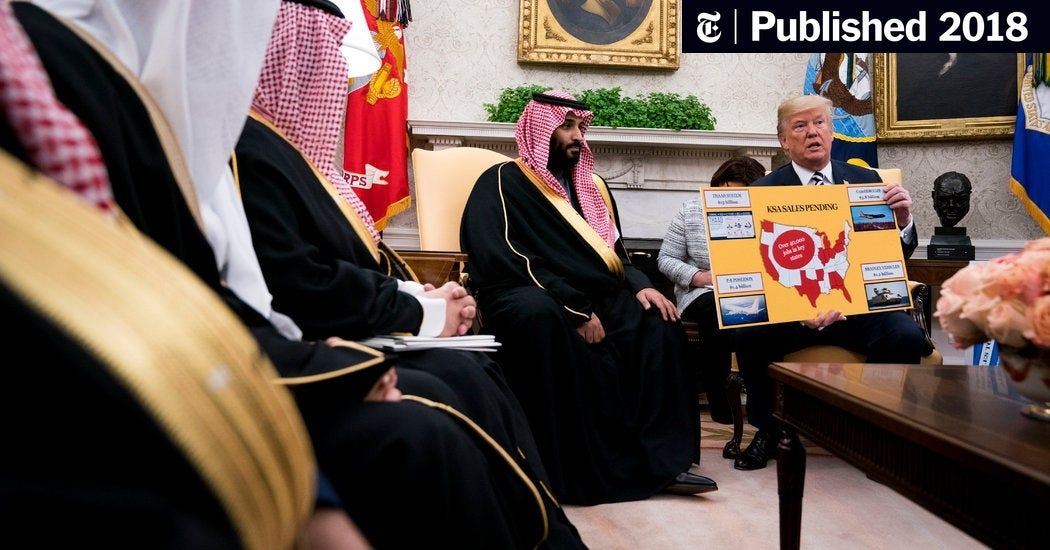 Saudi Prince’s White House Visit Reinforces Trump’s Commitment to Heir Apparent (Published 2018)