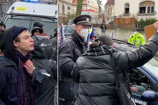Demonstranti v Praze se střetli s příznivci Ruska - Novinky