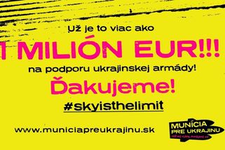 Slováci za 41 hodin vybrali milion eur na munici pro Ukrajinu - Novinky