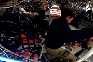 Nejlepší neplacená reklama v dějinách? Nutella se v přímém přenosu proletěla ve stavu beztíže - Novinky
