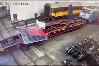 Video: Srážka posunového dílu s odstavenými vozy napáchala škodu přes 80 milionů korun - Zdopravy.cz