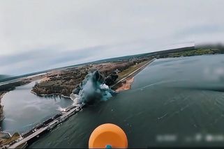 Video: Rusové zaútočili klouzavými bombami na přehradu v Charkovské oblasti - Seznam Zprávy