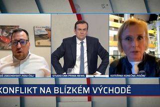 Konečná odsoudila údery v Íránu. Vraždění dětí ale hájila, nařknul ji Zdechovský | CNN Prima News