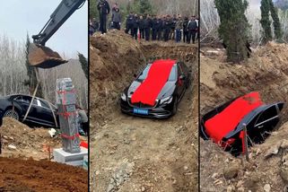 Čínského boháče pohřbili i s jeho superdrahým mercedesem - Novinky