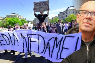 Stovky studentů demonstrovaly za veřejnoprávní média. Překvapivá reakce Klempíře