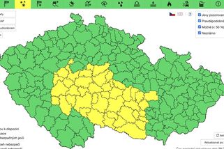 Meteorologové upravili výstrahu před sněžením, týká se už i okolí Prahy - Novinky
