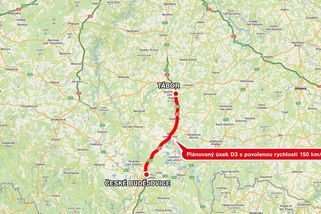 D3 se připravuje na zvýšenou rychlost 150 kilometrů v hodině - Novinky