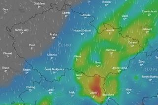Bude vydatně pršet, varují meteorologové. Možná i oranžový déšť - Novinky