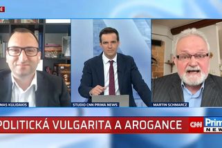 Novinář Schmarcz: Motoristé dehumanizují lidi. Výraz ruský šváb není lepší, míní Kulidakis | CNN Prima News
