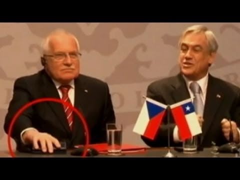 Czech President Caught Stealing Pen
