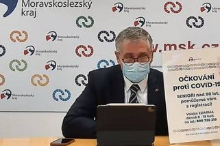Hejtman Vondrák zveřejnil další seznam covidových pacientů, čísla opět děsí