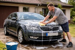 Umytí auta na vlastním dvorku může vyjít draho. Hrozí pokuta až 100 000 Kč