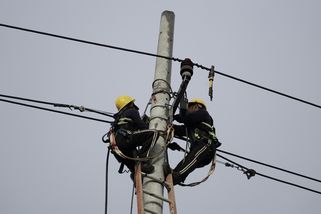 Sloupy elektrického vedení na pozemku začaly lidem vadit