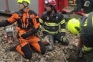 Jezevčíka z podzemí zachránili středočeští hasiči s kamerou - Novinky