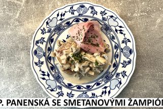 Vepřová panenská se smetanovými žampióny | Dnes vaří děda