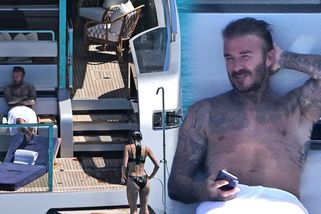 Idylka i s Victorií: Polonahý David Beckham omotaný jen v ručníku i sexy syn Romeo s přítelkyní v plavkách