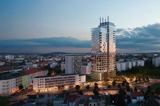 Za miliardu a půl roste v Plzni třetí nejvyšší mrakodrap s byty v Česku - Seznam Zprávy