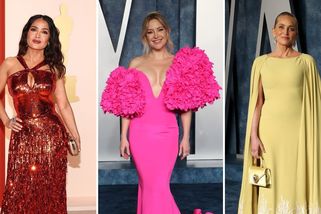 Nejkrásnější šaty roku 2023: Na červeném koberci zazářila Sharon Stone, Salma Hayek i Kate Hudson - Proženy.cz
