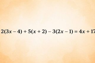 Rovnice 2(3x - 4) + 5(x + 2) - 3(2x - 1) = 4x+17 - kolik vašich přátel by ji vyřešilo správně? Ukažte, jak jste na tom vy