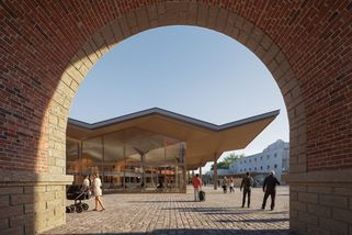Obrazem: Na přestěhované Florenci vznikne nová dočasná odbavovací hala. Penta pro ni vybrala architekty