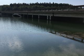 Borovský most měl vést dálnici na Brno. Dnes stojí opuštěný uprostřed nádrže s pitnou vodou - Médium.cz