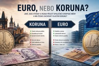 Euro, nebo koruna? České dilema, které zdaleka není jen o penězích - Médium.cz
