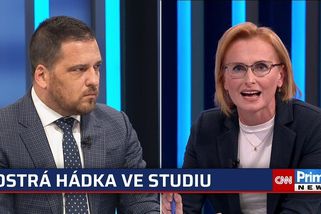 Ostrá hádka ve studiu: Jurečka není chlap, řekla Konečná. Zdechovský jí hrozil peklem | CNN Prima News