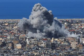 Fotky: Izraelské bomby dopadají na Bejrút, lidé prchají - Seznam Zprávy