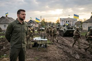 Zelenskyj: Rusko už nemůže zabrat víc, než kolik Ukrajina osvobodí