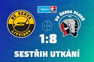 SESTŘIH: Ostudný debakl v Litvínově. Plzeň osmi góly zesměšnila Vervu - Sport.cz