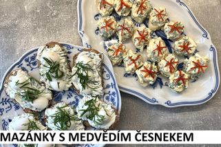 Pomazánky s medvědím česnekem | Dnes vaří děda