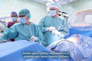 Průlom v operacích páteře: Homolka a Motol zavádějí novou metodu se zkrácenou rekonvalescencí - Novinky