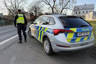 Policie zastavila polskou dodávku. Místo 3500 kg vážila přes 7200 kg
