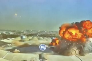 Video: Kamery zachytily okamžik, kdy íránský dron zasáhl kuvajtské letiště - Seznam Zprávy
