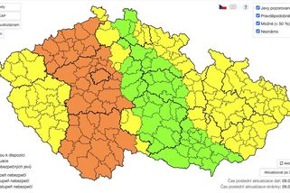 Na západě intenzivně sněží. Meteorologové zvýšili stupeň výstrahy - Novinky