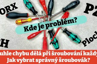 Tuhle chybu dělá při šroubování každý! Jak vybrat správný nástroj? | Kutilovo doupě